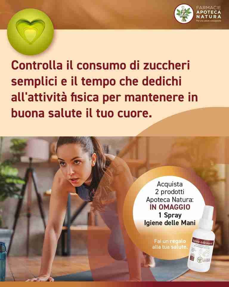 Controlla il consumo di zuccheri semplici e il tempo che dedichi all’attività fisica per mantenere in buona salute il tuo cuore Controlla il consumo di zuccheri semplici e il tempo che dedichi all'attività fisica per mantenere in buona salute il tuo cuore